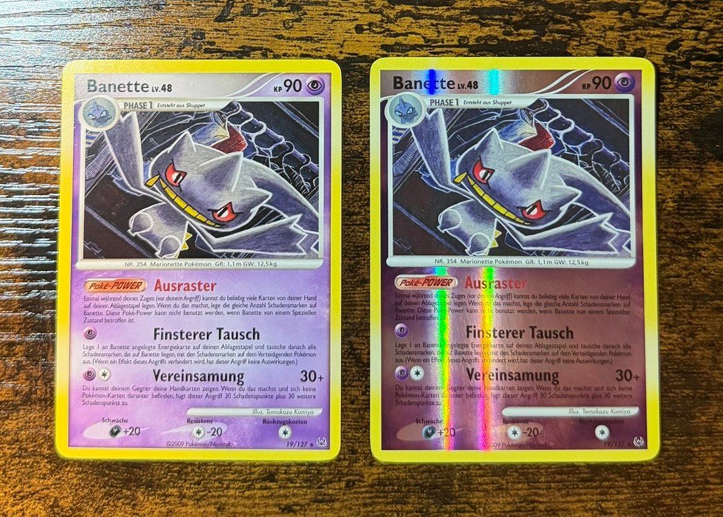 Pokémon Carte collezionabili: Banette Rare Reverse Holo & Rare 19 – Usato da Zürich venduto da PEACECOCOON