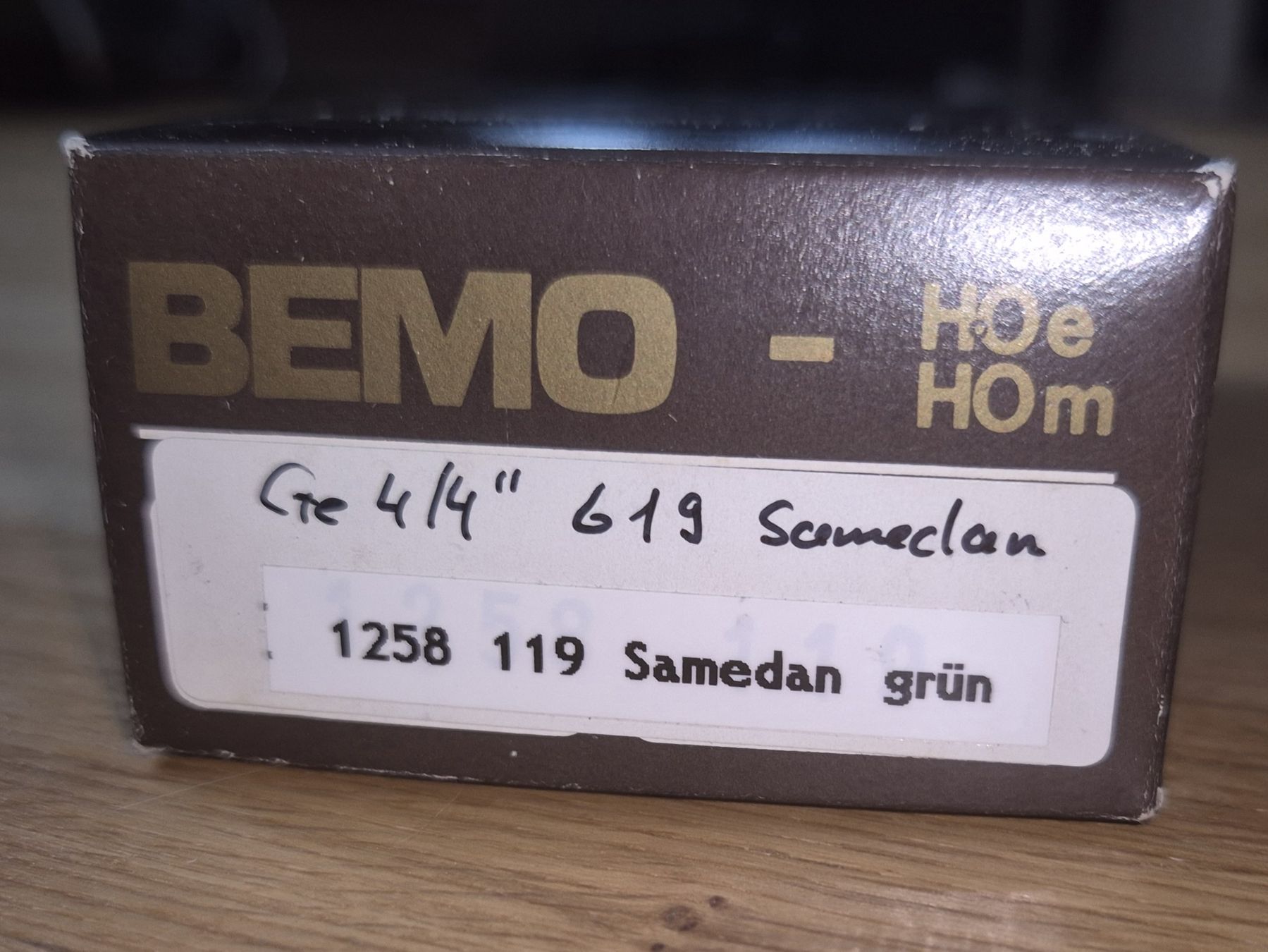 Bemo Modelleisenbahnen: Bemo H0m RhB 619 Samedan grün  – Gebraucht aus Chur von engdan 3