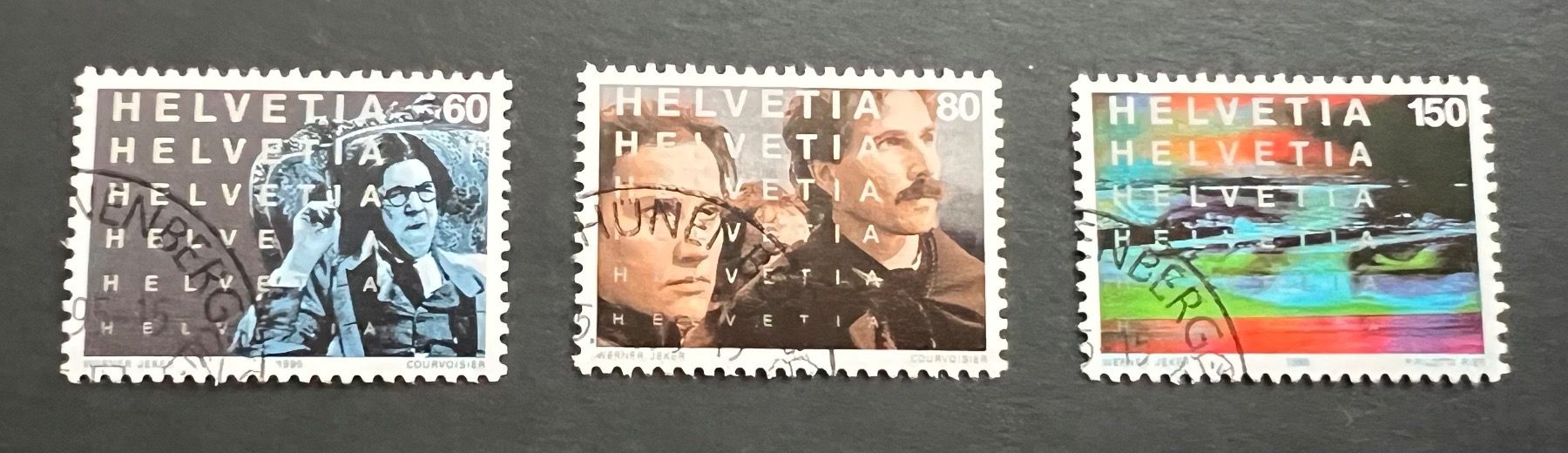 Alle Briefmarken: CH-Marken 1995 Eckstempel – Gebraucht aus Hünenberg See von wer_5286