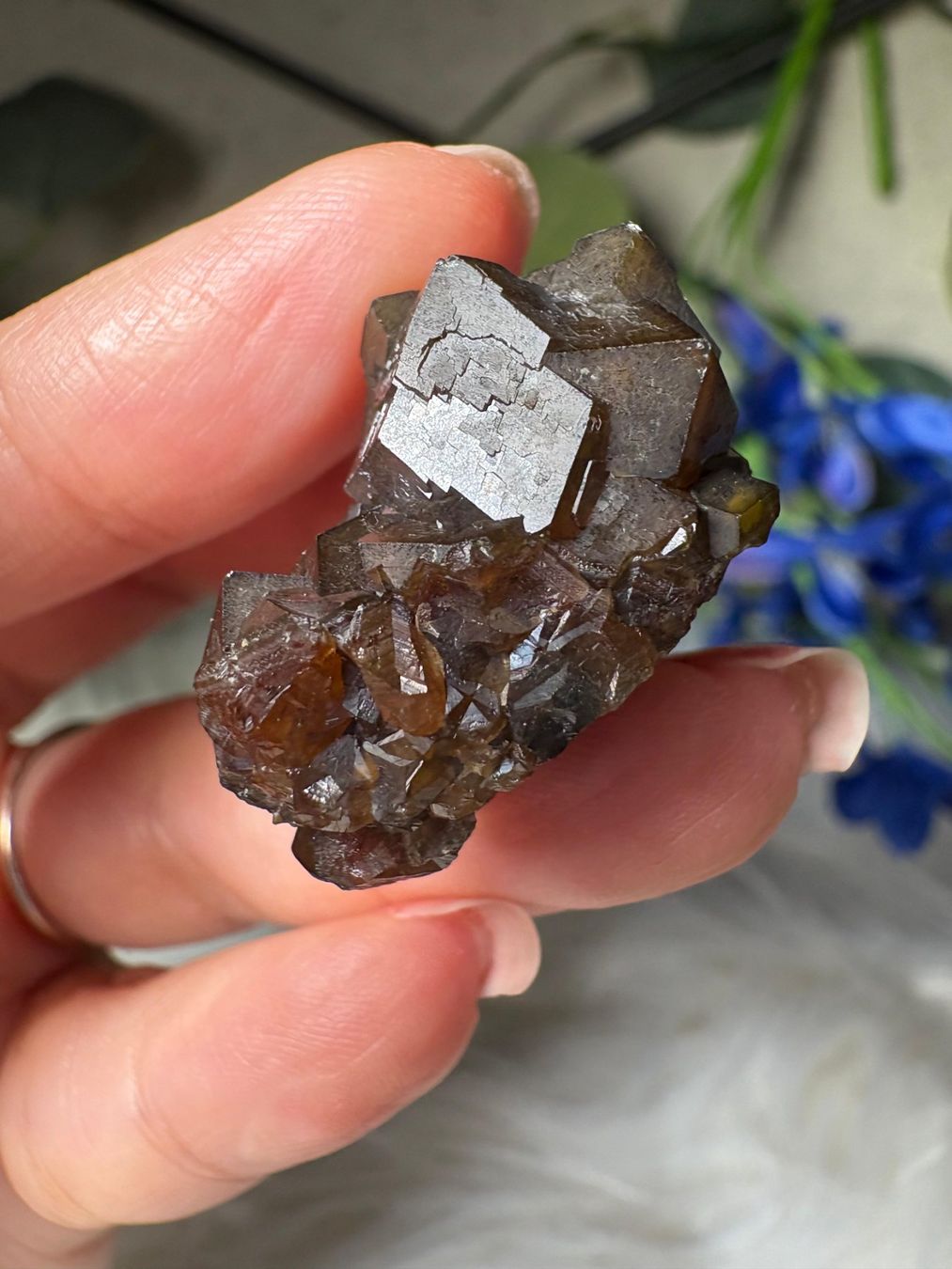 Minerali & Pietre curative: Grüner Granat – Nuovo (secondo la descrizione) da Neuheim venduto da m.hald 4