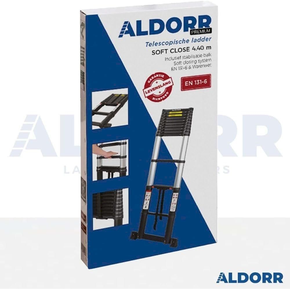Leitern: Aldorr Professional Teleskopleiter 4.40m – Neu und originalverpackt aus Bottighofen von zaap 4