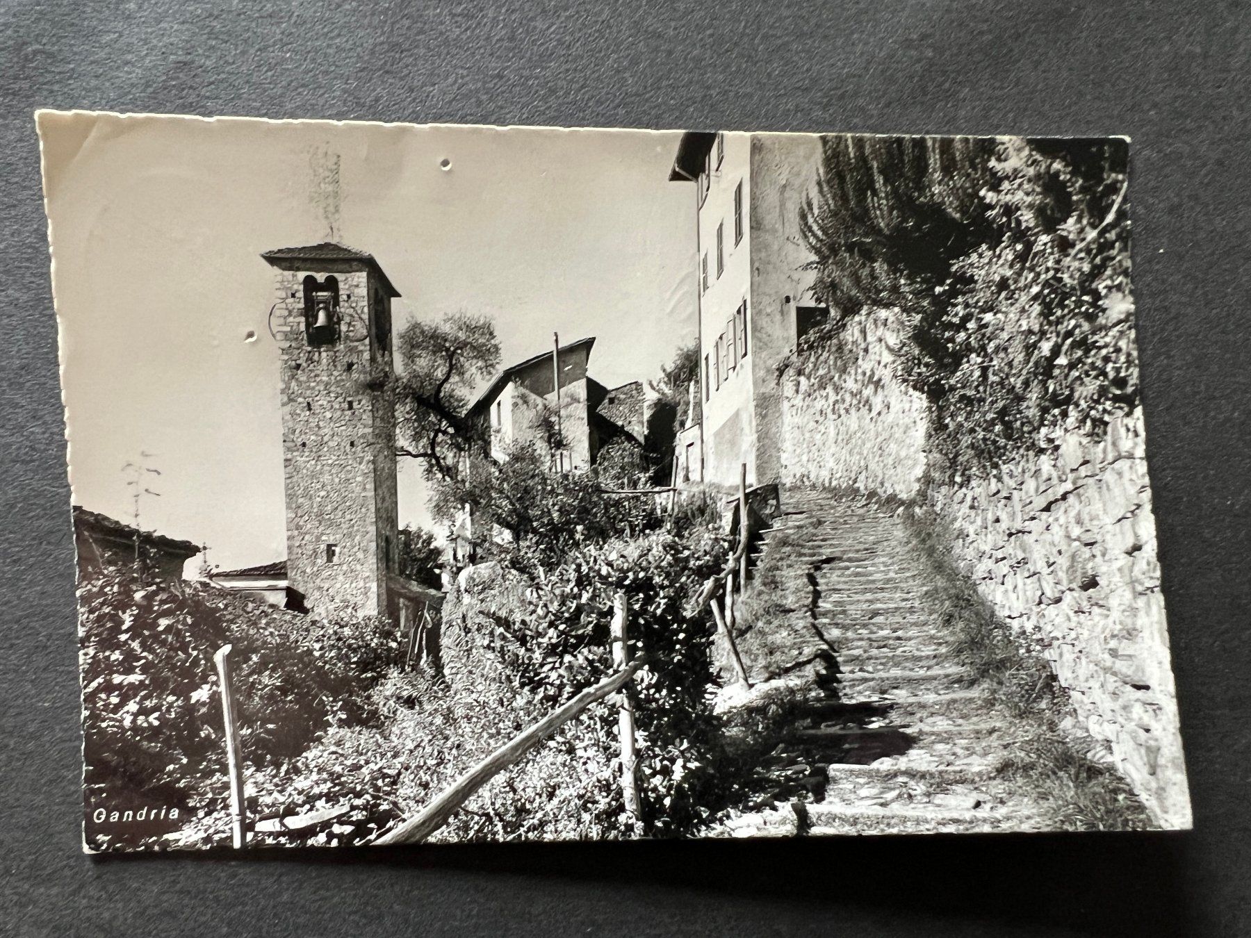 Ansichtskarten: Ansichtskarte Gandrian 1957   (M183) – Gebraucht aus Hinwil von Sidi4