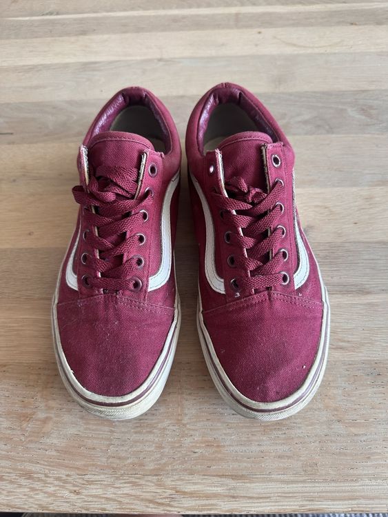 Vans Scarpe da donna: Vans Old Skool, Gr. 38, Rot - Top Zustand! – Usato da Winterthur venduto da whatdreamz