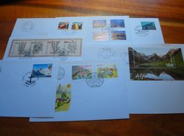 Set modernste FDC Schweiz, 2018, 26 Belege