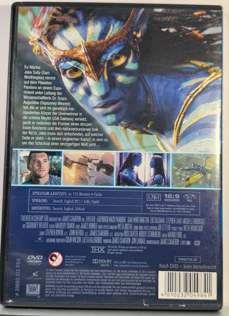 Alle DVDs: DVD AVATAR – Gebraucht aus Wisen von gigisna 2