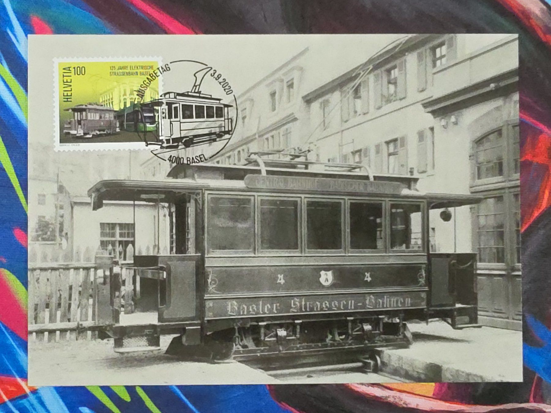 Cartoline postali: CL26 Carte Postale + Timbre Suisse 2020 – Usato da Cousset venduto da Patrick_Collections
