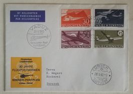 Li5) F34-37, Sonderflug 1960 VADUZ - ZÜRICH