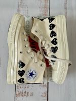 Converse x Comme des Garçons PLAY sneakers 38 EU size, NEW