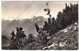 Leysin - Gondelbahn mit Dents du Midi