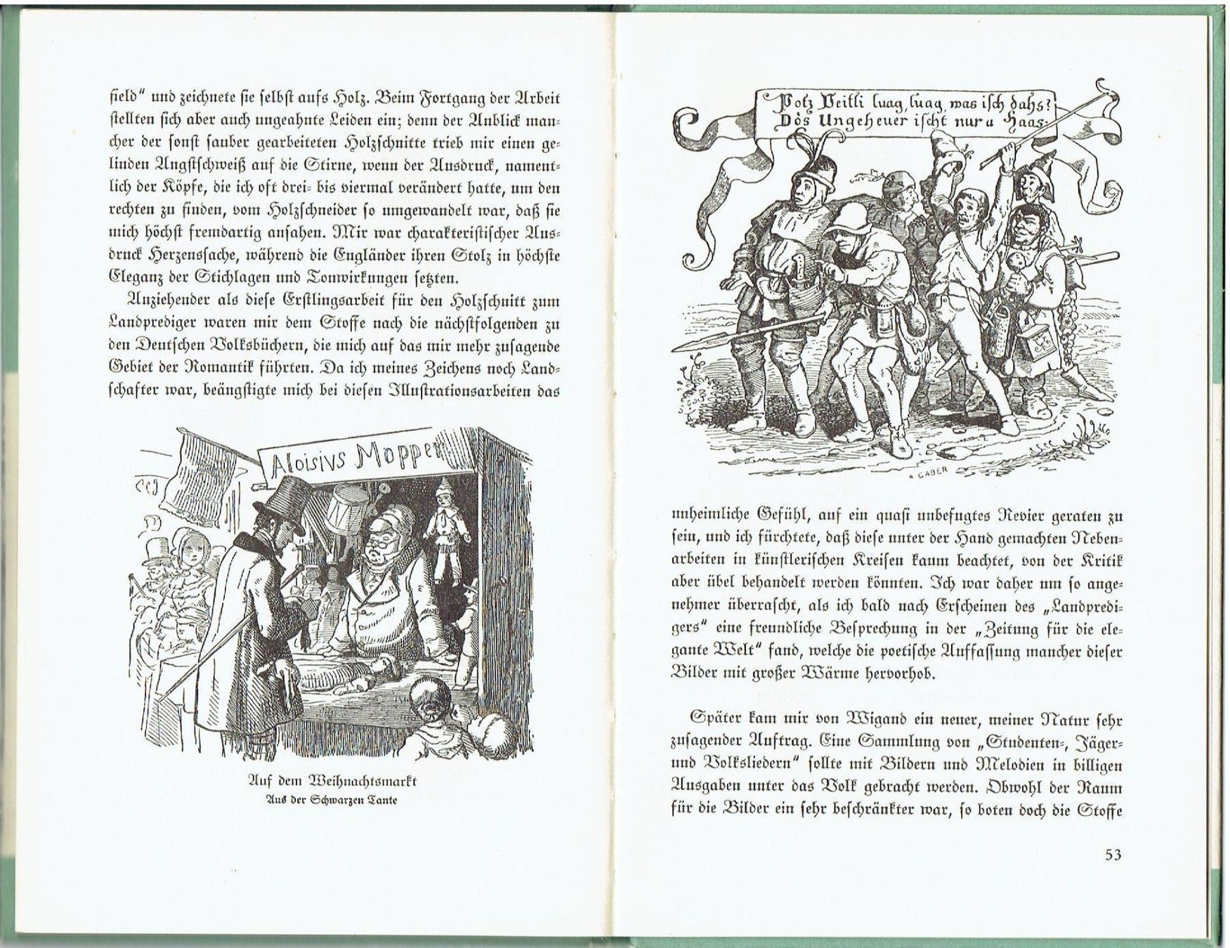 Libri: Ludwig Richter, 46 Holzschnitte – Usato da Flims - Dorf venduto da Stagediver 4