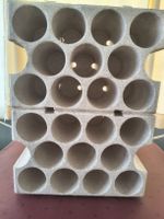  Styropor Flaschenregal, beige, 5 Stück