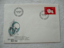 1982 FDC 150 Jahre Eidg. Turnverein, SBK 664