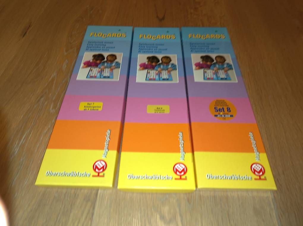 Jeux: FloCards Kontrollbox mit 3 Kartensets  Vorschule - Lernspiel – D'occasion à Dällikon par Wedoni 1