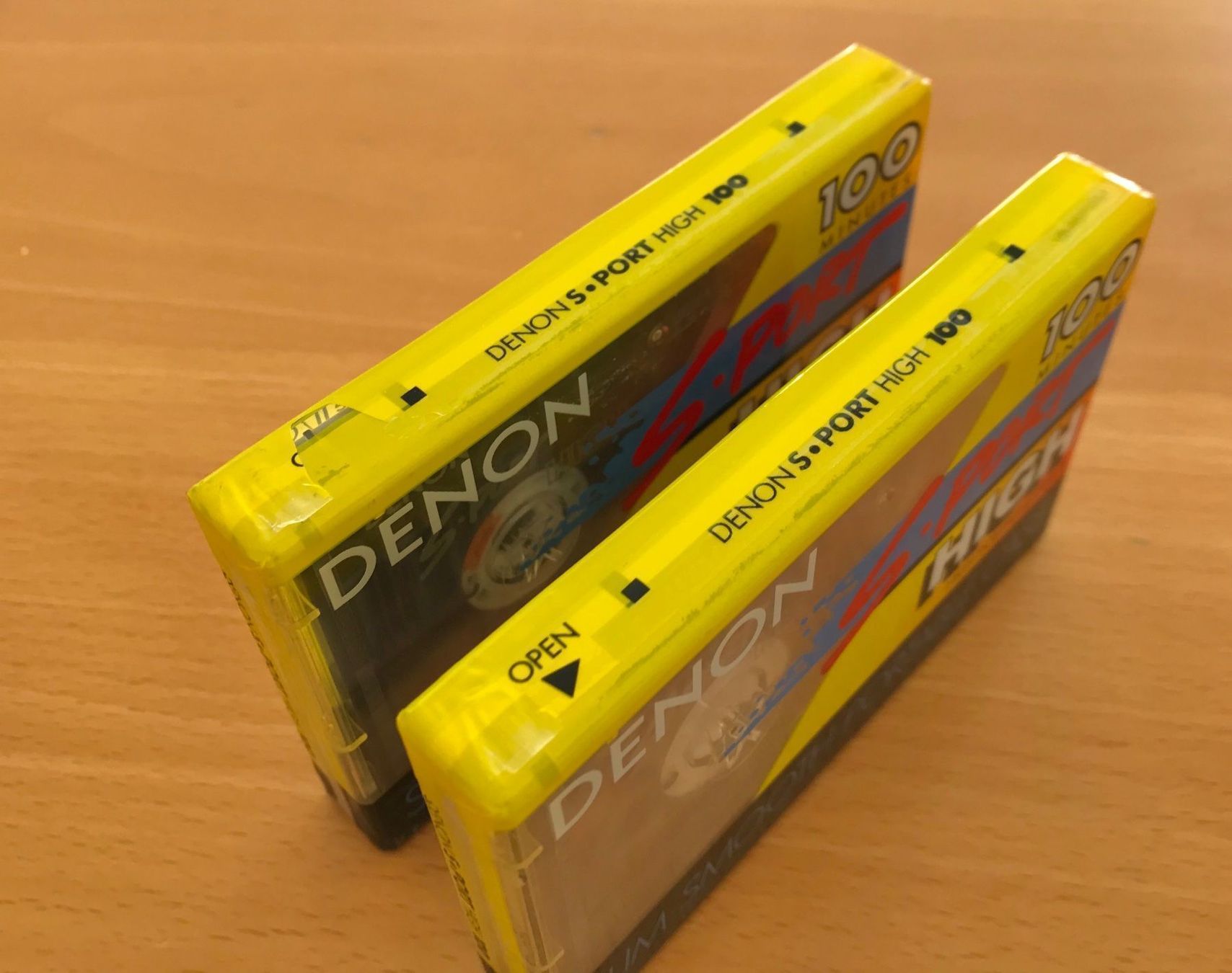 Kompaktkassetten: 2 DENON S-PORT HIGH 100minutes – Neu und originalverpackt aus Zürich von Tapehead 4