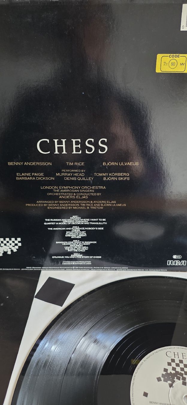 Schallplatten: CHESS - 1984 Vg,Vg – Gebraucht aus Yvonand von RF-VINYL 5