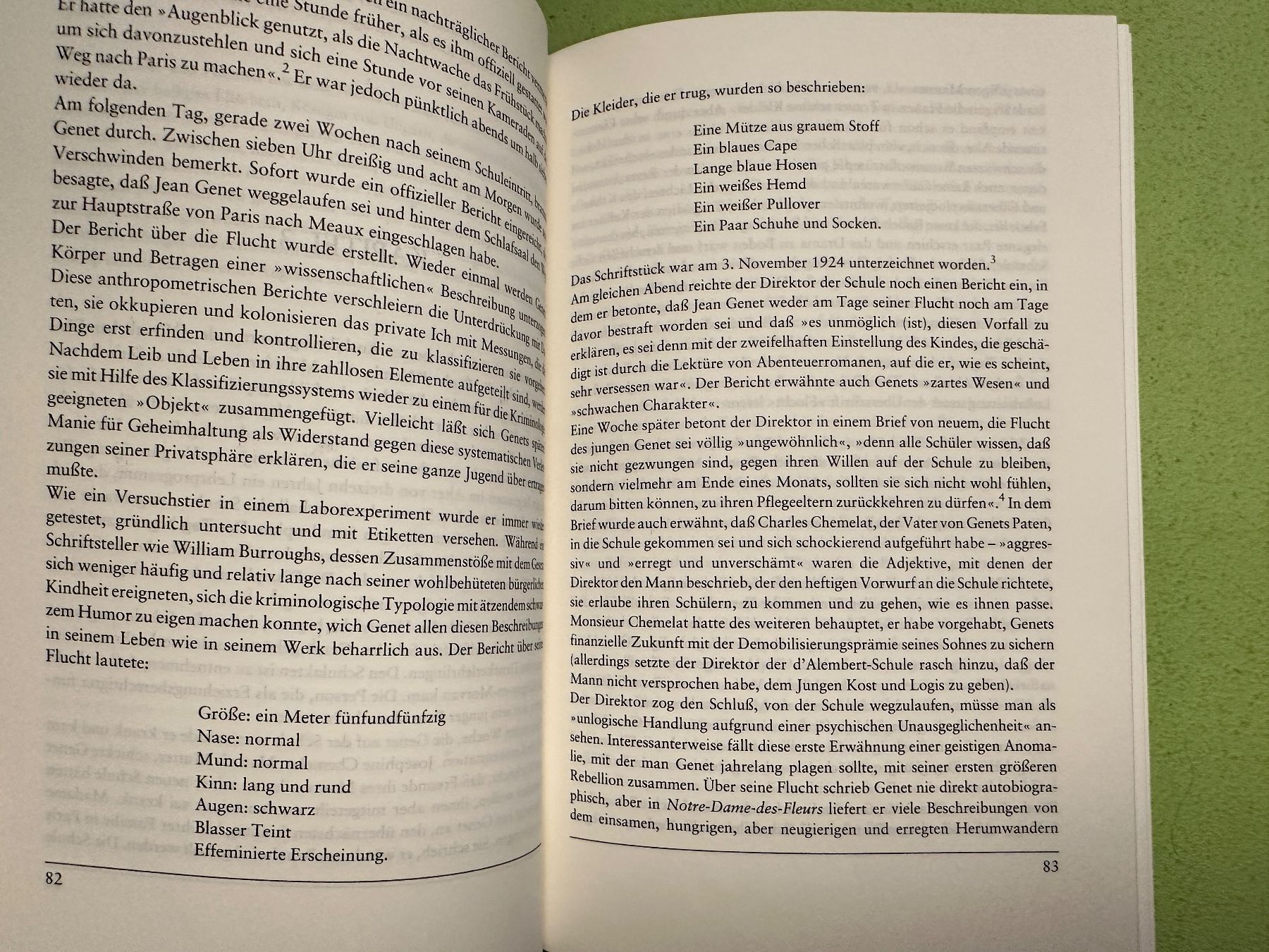Libri: Edmund White: Jean Genet. Biographie – Usato da Zürich venduto da allp 5