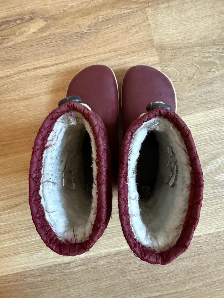 Scarpe per ragazzi: Bottes de pluie fourrées bordeaux Bundgaard, p.29 – Usato da Tavannes venduto da Thriftshop 3