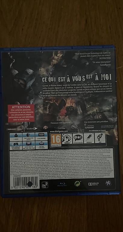 Sony Jeux: Thief PS4 – D'occasion à Carouge GE par CGuillet 1