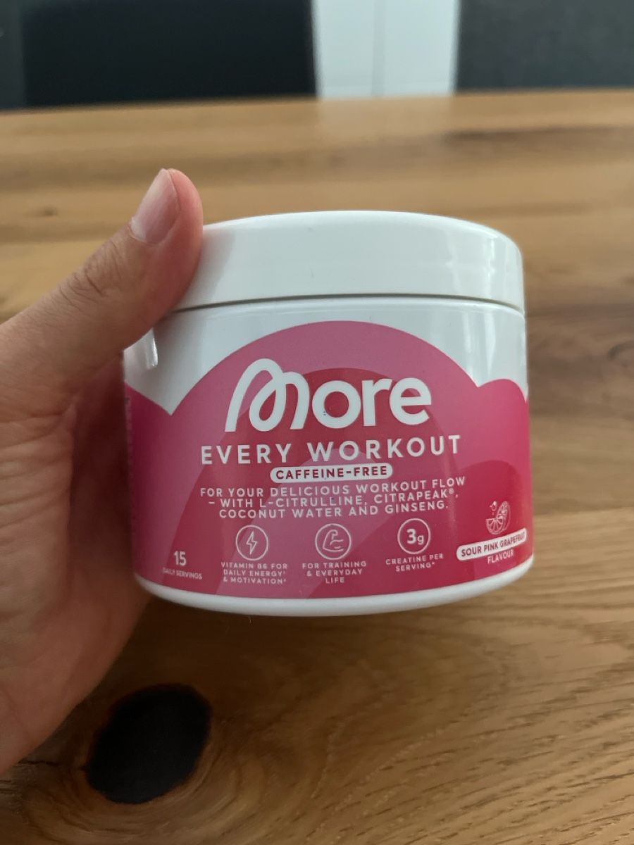 More Nutrition Aliments & Spécialités: More EVERY WORKOUT CAFFEINE-FREE – Neuf avec emballage d'origine à Baar par Girlpower1994