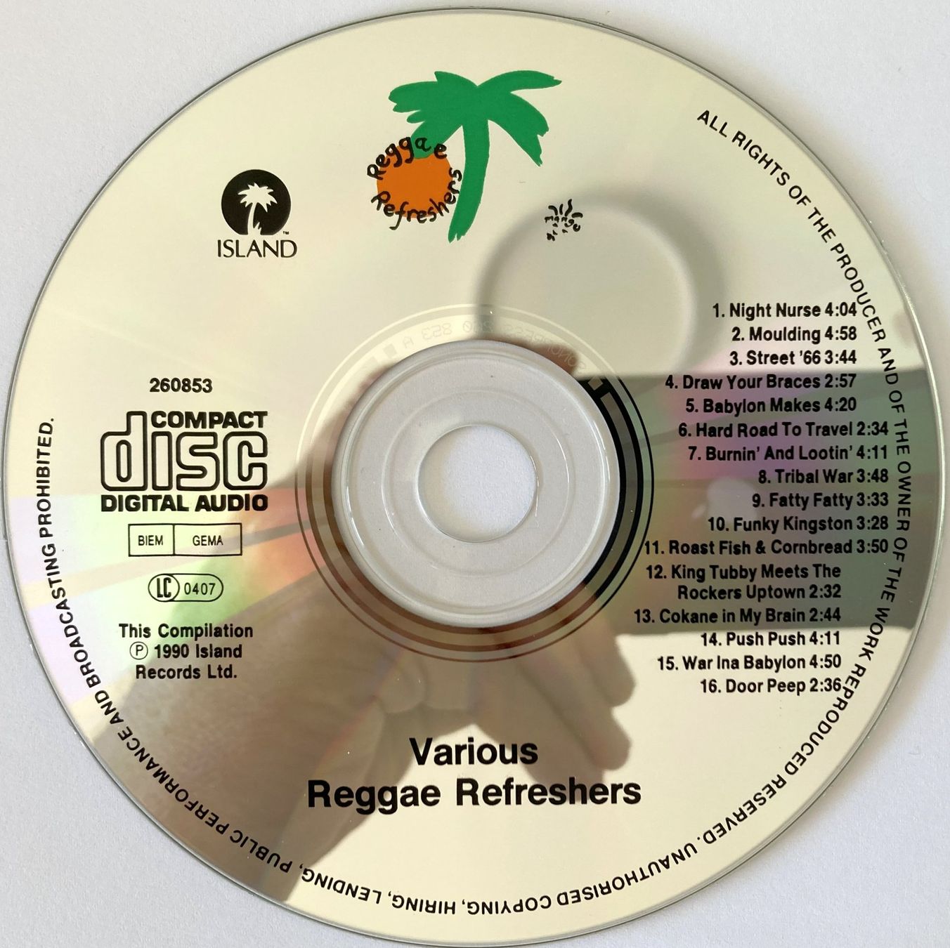 CDs: VARIOUS REGGAE ARTISTS - REGGAE REFRESHERS (1 CD) – Gebraucht aus Bottens von hotter-than-hell 2