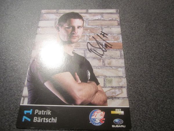 Autographes: ZSC Autogrammkarte 71 P. Bärtschi 2011/2012 – D'occasion à Zürich par Motzkuh