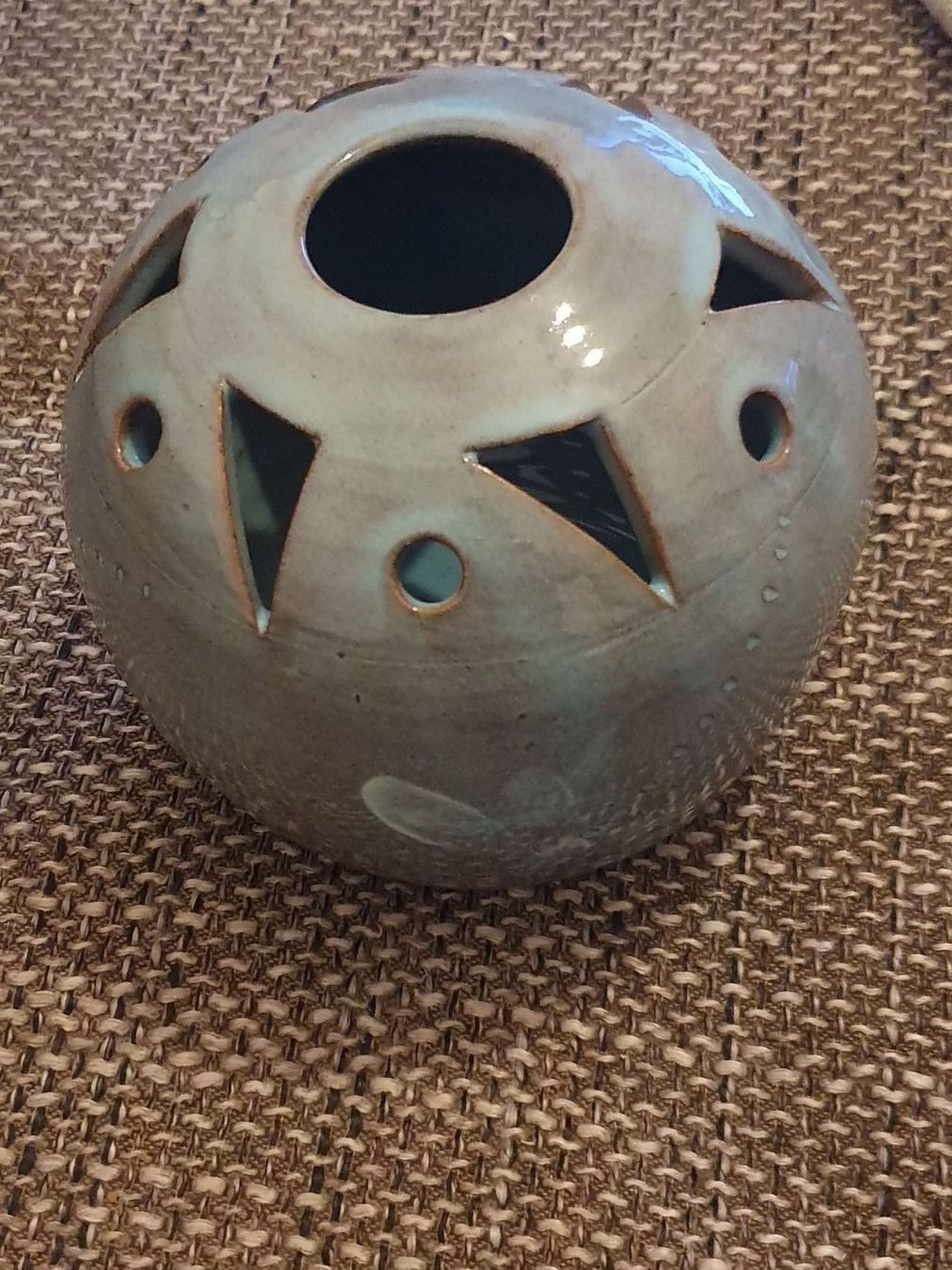 Vasen & Gefässe: Handgemachte Vase, bemalt – Gebraucht aus Langnau am Albis von jer_pm72 1
