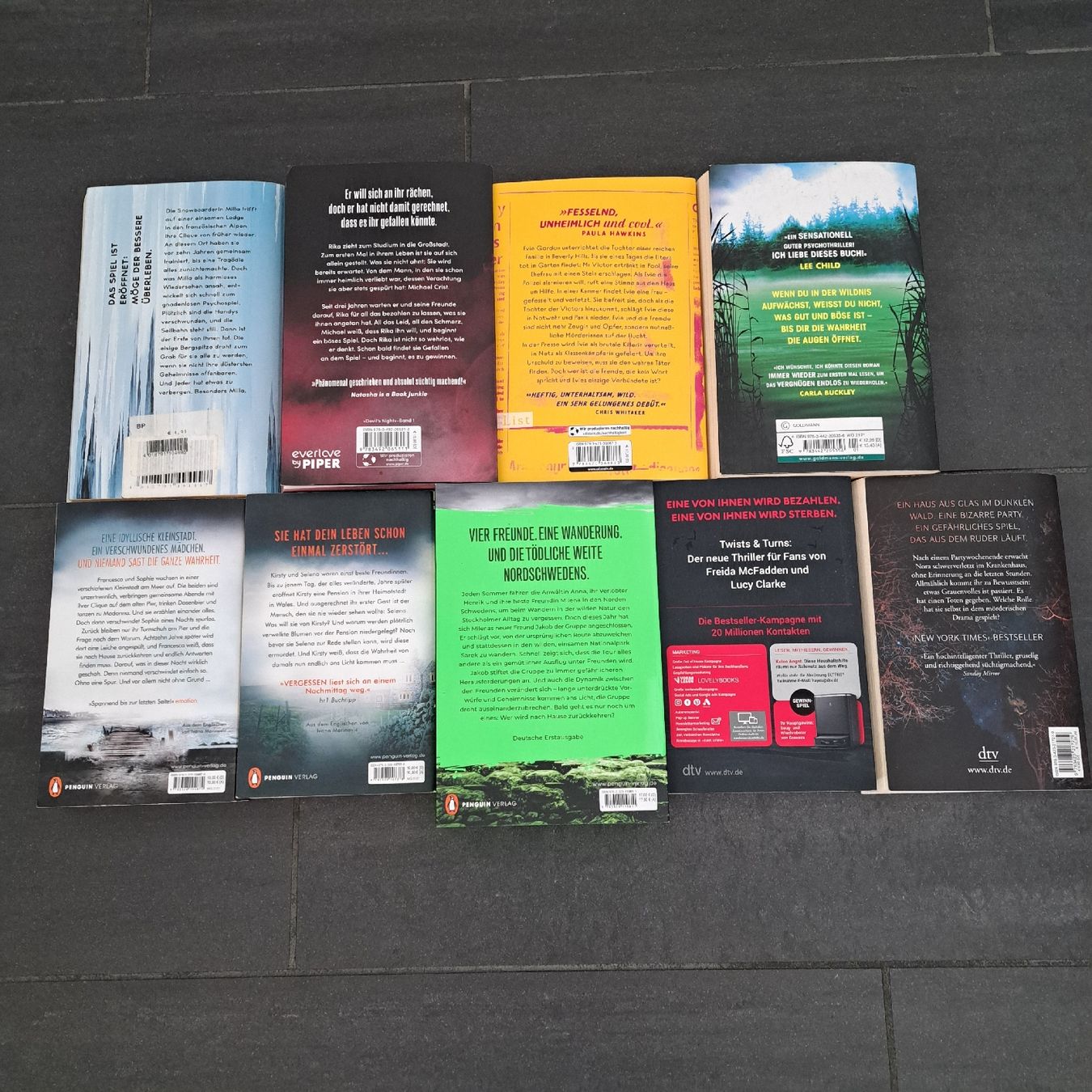 Altro in  Abbigliamento & Accessori: Bücherpaket 9 Bücher Thriller – Usato da Hochdorf venduto da Westin05 3