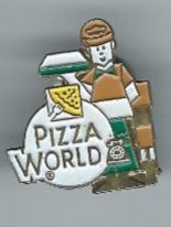 Plaketten & Abzeichen: Pizza World Pin – Gebraucht aus Zürich von t24_de