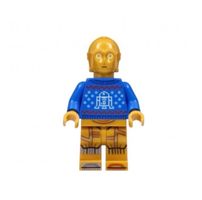 SW1238 C-3PO Holiday Sweater Star Wars LEGO (NEU)
