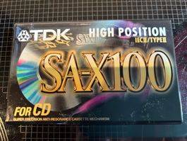TDK SA-X100 / 5 x Einzel-Kassette neu + orig. verpackt