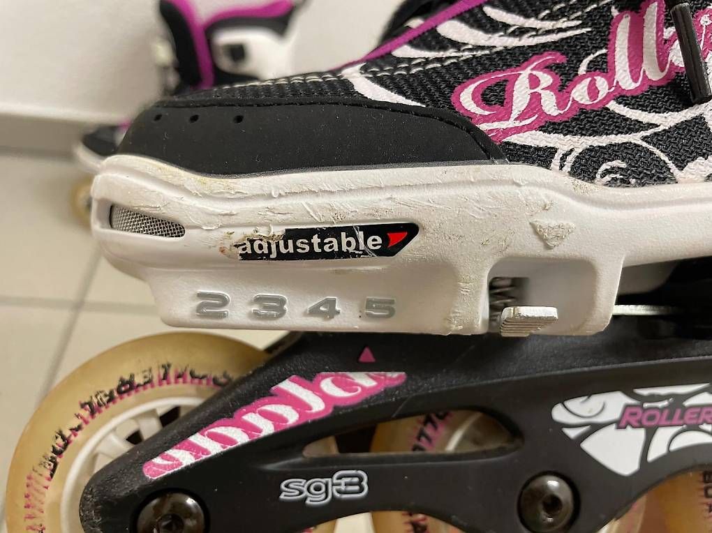Patins à roul. & inline: Patin fille taille ajustable 33 /35.5 – D'occasion à Ependes FR par Dmisko11 2