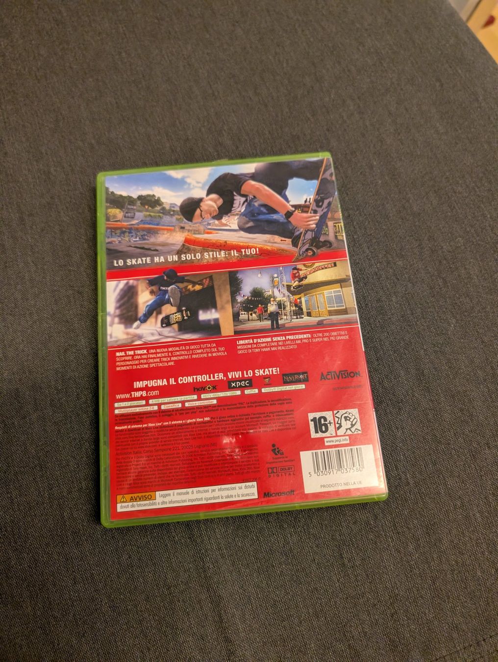 Jeux: Tony Hawk's project 8 Microsoft Xbox 360 – D'occasion à Giubiasco par Tici__nerd_Giubiasco 1