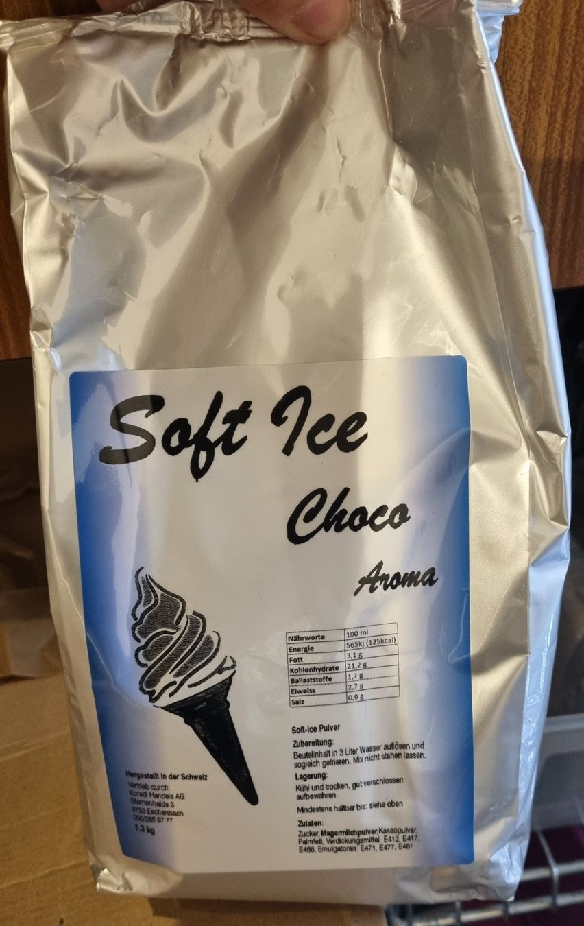Cibi & Specialità: NEU Soft-Ice-Pulver choco – Nuovo e nell'imballaggio originale da Oftringen venduto da Leleni