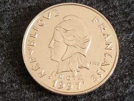 Polynesie Francaises 10 Francs I.E.O.M. Marianne 1997