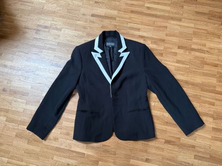 Ausgefallener schwarzer Vintage-Blazer
