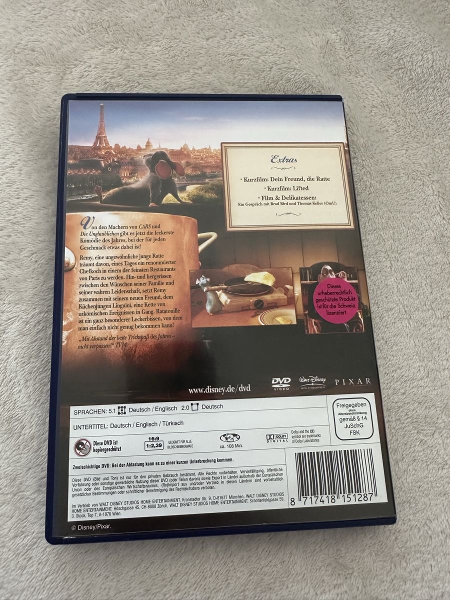 Tutti i DVDs: DVD - Ratatouille – Usato da Emmenbrücke venduto da MNE98 1