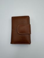 Echtleder Portemonnaie Damen Herren braun Leder TOP Zustand 