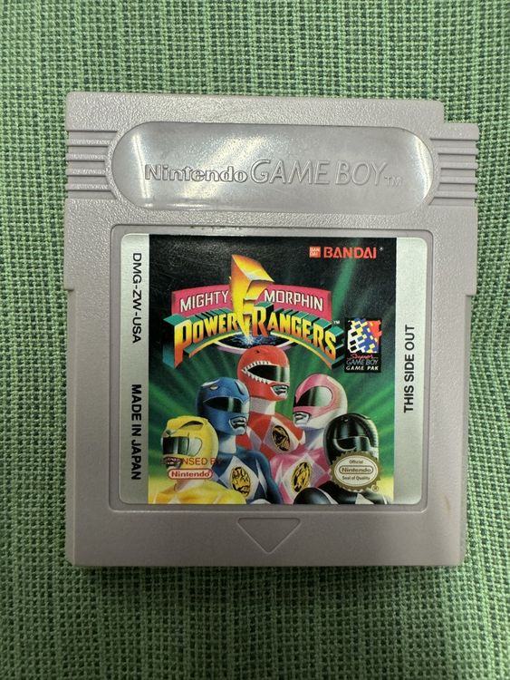 Mighty Morphin Power Rangers Gameboy (Gebraucht) in Giubiasco für CHF ...