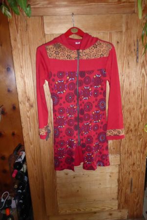 Hippi Jacke Kleid Gr M Made in INDIA