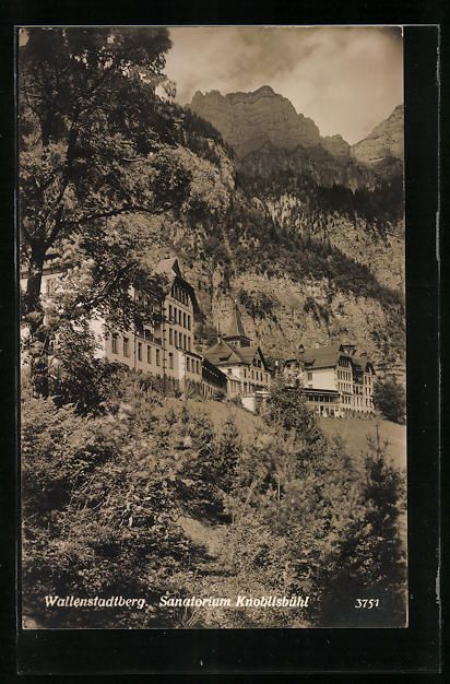 Cartes postales: Wallenstadtberg, Sanatorium Knoblisbühl – D'occasion à Berlin par bartko-reher