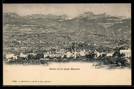 AK Sierre, Gesamtansicht mit Mont Bonvin