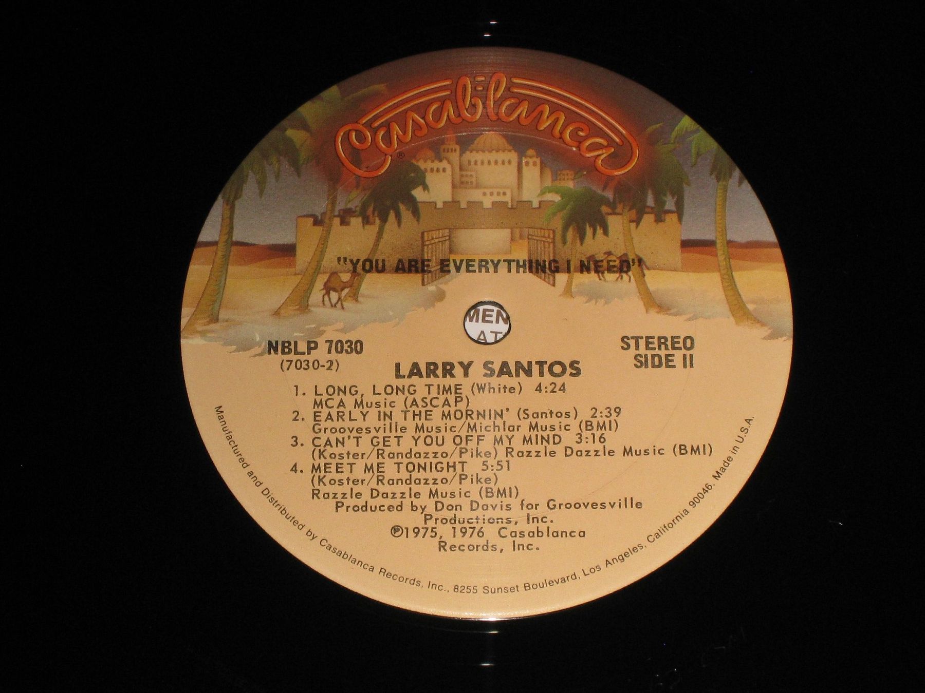 Vinyles: LP - LARRY SANTOS - YOU ARE EVERYTHING I NEED – D'occasion à Steckborn par Quo7 2