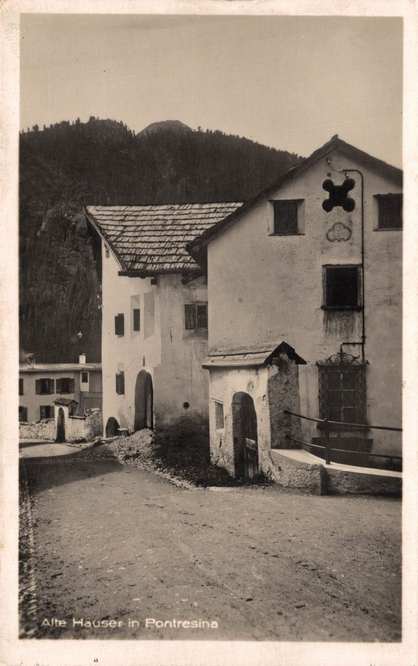 Cartoline postali: Häuser in Pontresina – Usato da Bronschhofen venduto da Astore