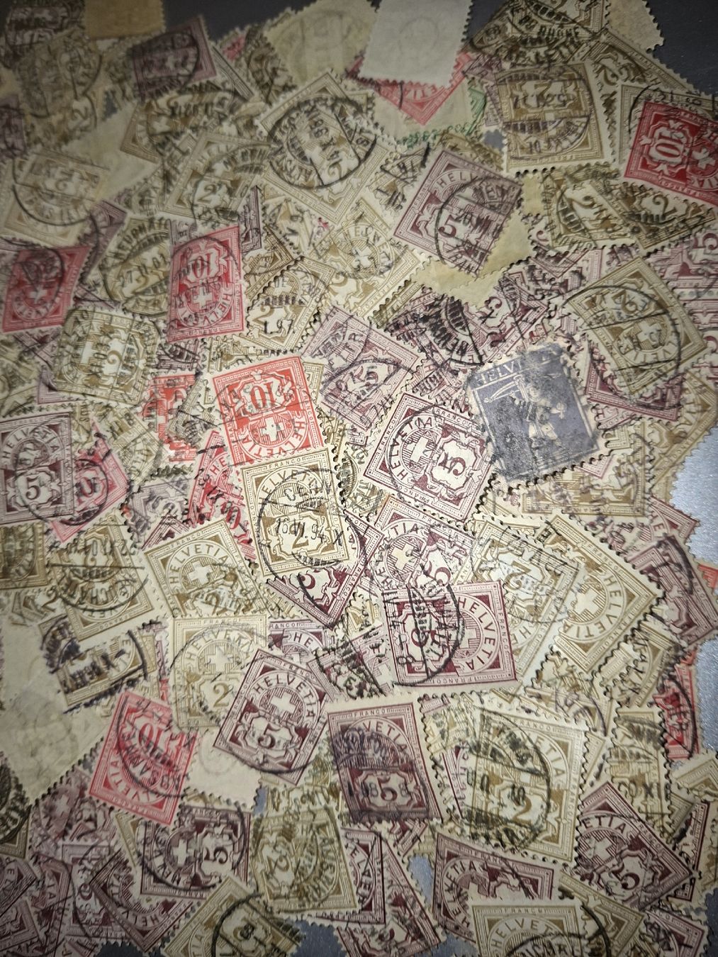 Alle Briefmarken: Grosses Lot Wertziffer – Gebraucht aus Balgach von SIMEON27 3