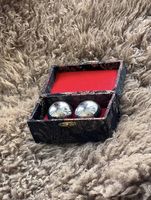 Boules chinoises de santé acier (Baoding balls) avec boite