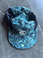 Casquette The North Face bleu motif imprimé occasion