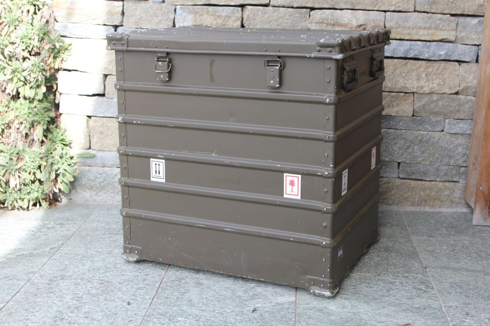 EDAK Aluminium Kiste Schweizer Armee 73 cm x 57 cm x 73 cm (Gebraucht ...