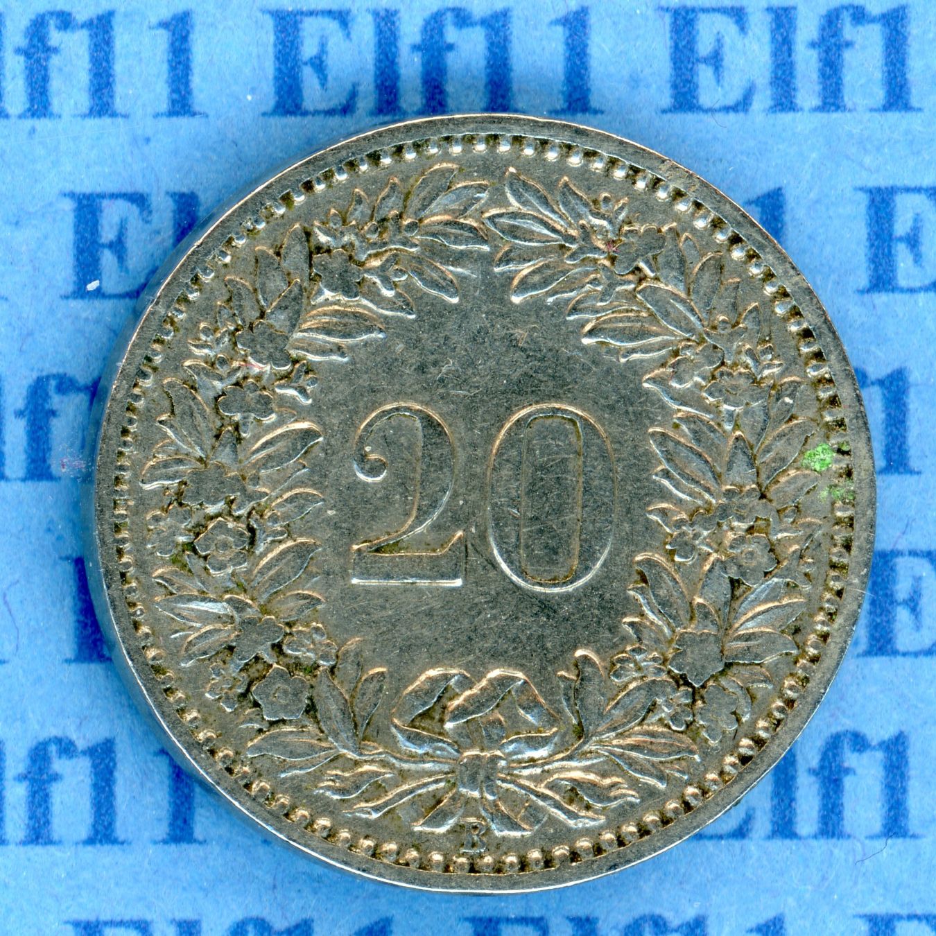 Tutti le monete: CHF___0.20 1901 -ss 20 Rappen – Usato da Widnau venduto da Elf11 1