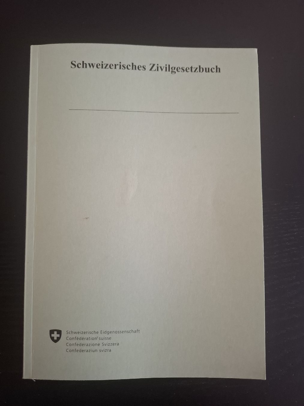 Bücher: Schweizerisches Zivilgesetzbuch • Ausgabe 2019 – Gebraucht aus Ottenbach von Rasenmaeeher