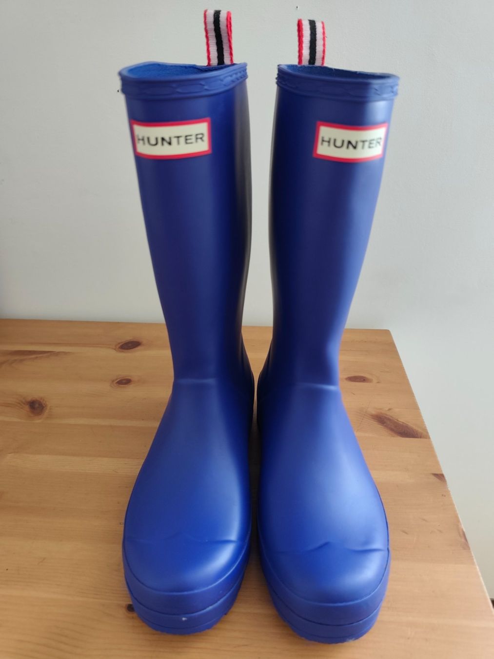 Hunter Scarpe da donna: HUNTER Gummistiefel in blau, Grösse 38 – Nuovo (secondo la descrizione) da Rheineck venduto da Polcadot